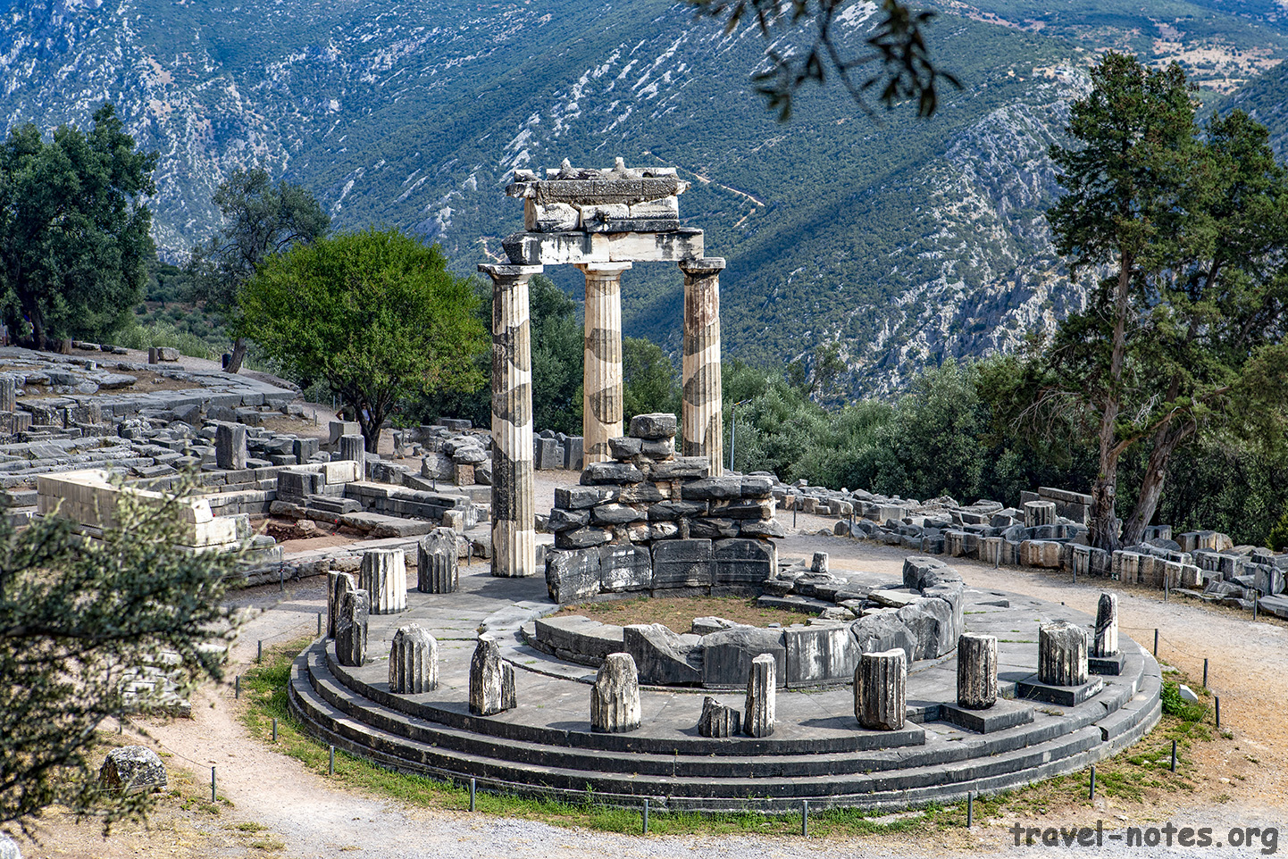 Temple of Athena Pronaia Delphi